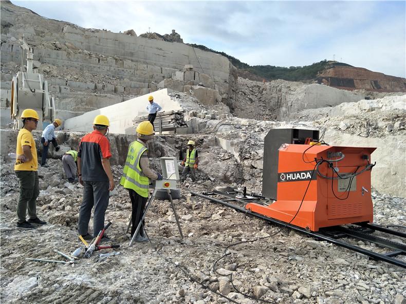 石材矿山绳锯机开采技术及介绍